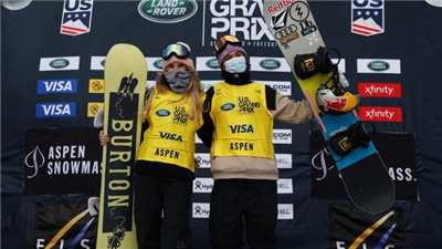 单板滑雪世界杯阿斯本站：克莱韦兰、加塞尔分获坡面障碍技巧男、女组冠军