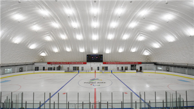 走近冬奥|备战北京冬残奥会 北京建成永久性气膜式冰壶冰球运动馆