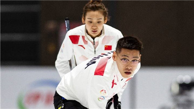 冰壶混双世锦赛中国队不敌挪威、日本