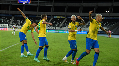 巴西4:0大胜秘鲁继续领跑美洲杯B组