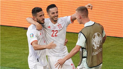 西班牙五球狂胜斯洛伐克 瑞典绝杀波兰取得小组头名