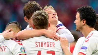 欧锦赛-丹麦四球大胜威尔士进八强