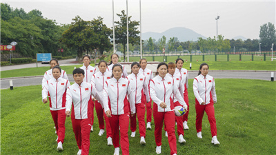 中国女子橄榄球队举办东京奥运会出征仪式