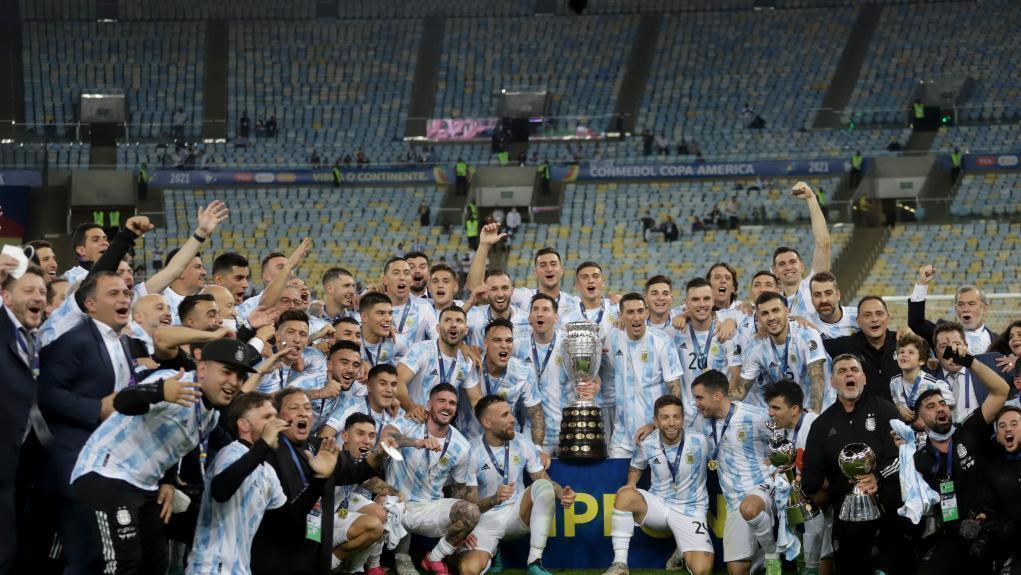 美洲杯：阿根廷队夺冠